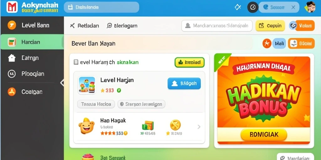 Tampilan awal aplikasi 55FIVE yang menarik dan cerah.