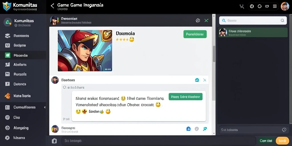 Tampilan awal menarik dengan navigasi yang mudah.