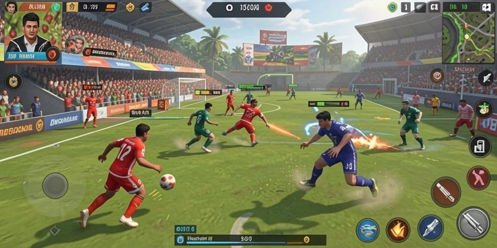 Screenshot menunjukkan tampilan antarmuka yang menarik.
