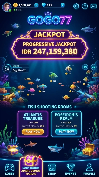 Galeri pratinjau visual gogo77 build APK resmi terbaru
